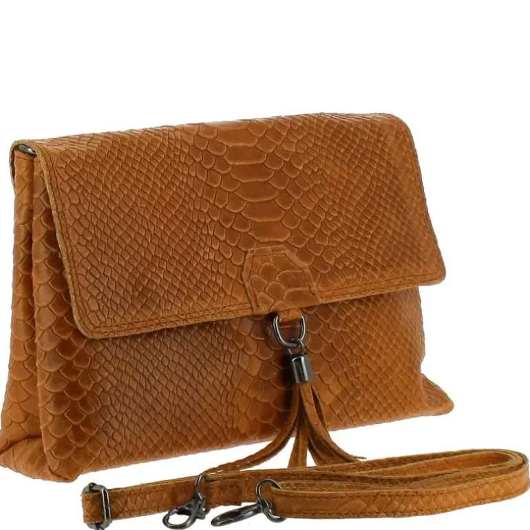 SMULE sac effet python en cuir