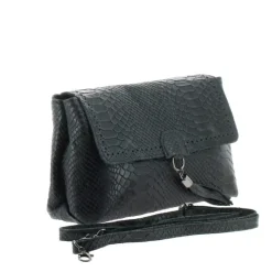 SMULE sac effet python en cuir