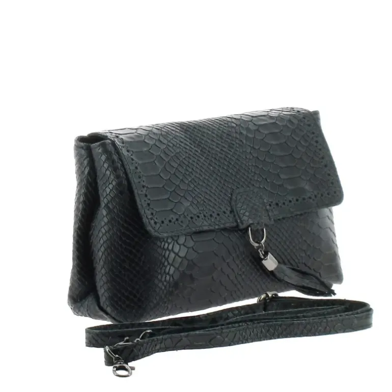 SMULE sac effet python en cuir