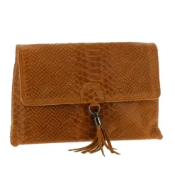 SMULE sac effet python en cuir