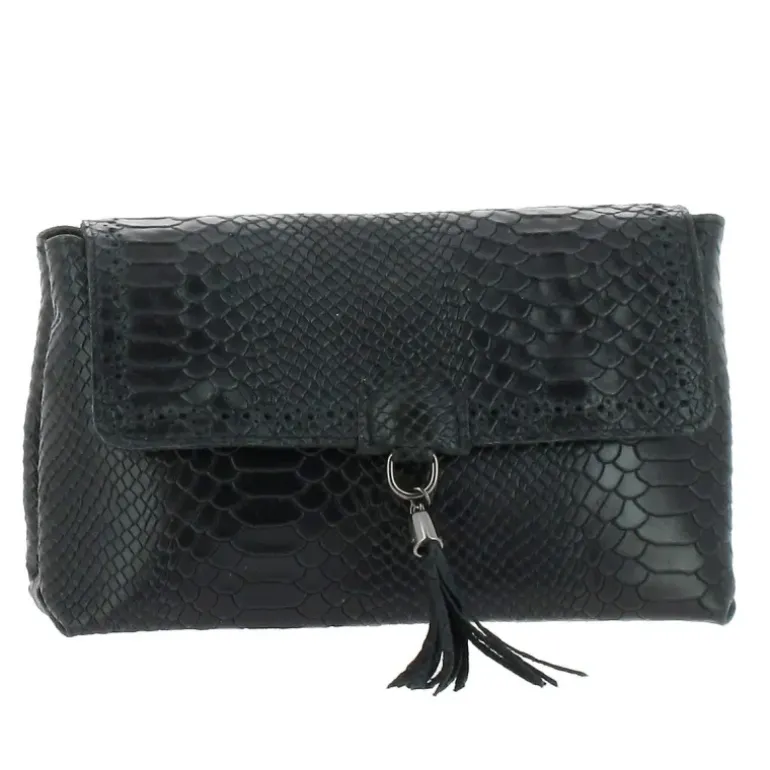 SMULE sac effet python en cuir