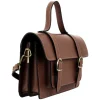 TILMIT sac cartable vintage en cuir